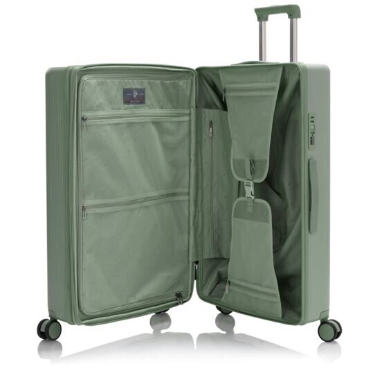 Earth Tones - Valise trolley L en vert mousse