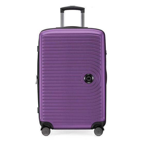 Milieu - Valise moyenne à coque dure en aubergine