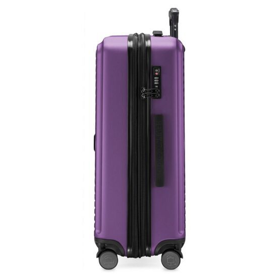 Milieu - Valise moyenne à coque dure en aubergine