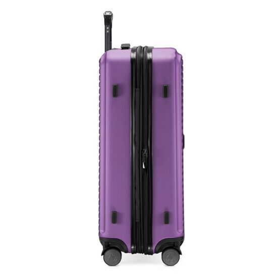 Milieu - Valise moyenne à coque dure en aubergine