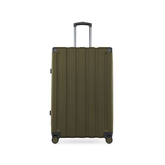 Q-Damm - Grande valise rigide en avocat