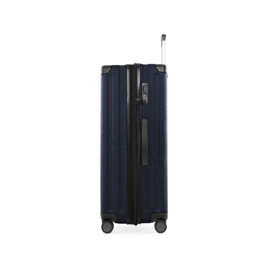 Q-Damm - Grande valise coque dure bleu foncé