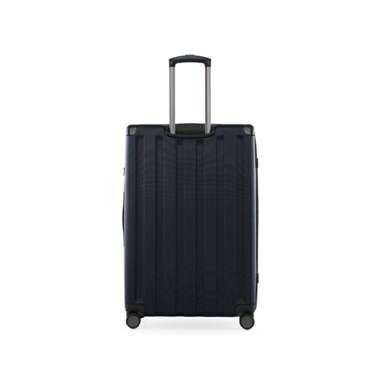 Q-Damm - Grande valise coque dure bleu foncé