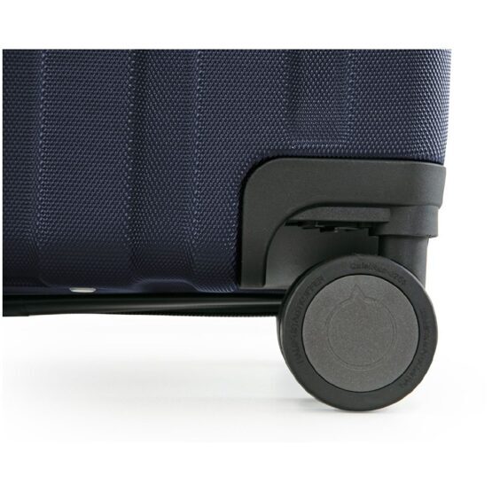 Q-Damm - Grande valise coque dure bleu foncé