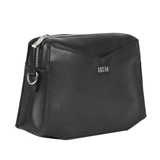 Véritable sac à bandoulière Mini, noir