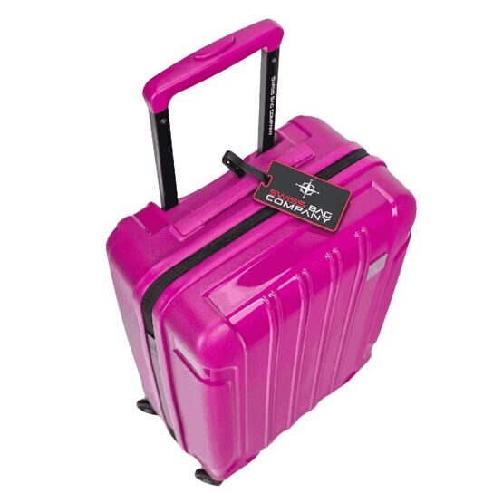 Tourist - Trolley bagage à main avec USB en fuchsia