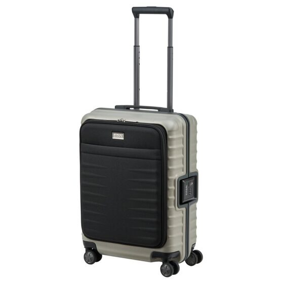 Litron Frame - Trolley S+ avec poche frontale, Champagne