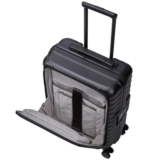 Litron Frame - Trolley S+ avec poche frontale, noir