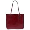 Diana - Shopper en cuir, rouge foncé 1