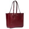 Diana - Shopper en cuir, rouge foncé 3