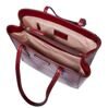 Diana - Shopper en cuir, rouge foncé 2