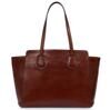 Elettra - Shopper en cuir, marron 3