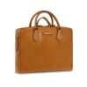 Costanza - Sacoche business en cuir, marron clair 1