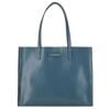 Mirra - Shopper en cuir, bleu 1