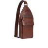 Alberto - Sac crossover en cuir, marron 2