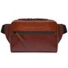 Damiano - Sac banane en cuir, marron 1