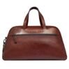 Damiano - Sac de sport en cuir, marron 1