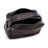 Trousse de toilette en cuir, marron 2