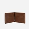 Leather Money Clip Wallet in Tan 2