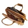 Sacoche pour ordinateur portable en cuir de vachette nappa souple 40 cm Cognac 2