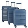 Montreal - 3er Suitcase set in Jeans Blau 1