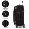 Platinum Elite - Expandable Spinner Suiter 71cm, Black 13