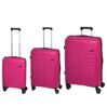 Orlando - Ensemble trolley pour 3 personnes Magenta 2