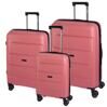 St. Louis - Trolley set of 3, mauve 1