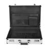 Attaché-case 46cm en aluminium argenté 2