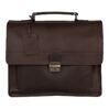 Vintage Scott Briefcase 2-Comp Marron foncé 1