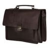 Vintage Scott Briefcase 2-Comp Marron foncé 3