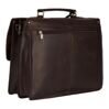 Vintage Scott Briefcase 2-Comp Marron foncé 5