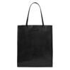 Mirra - Shopper Bag en cuir avec fermeture éclair, noir 1