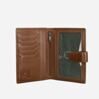 Leather Passport Wallet in Tan 2