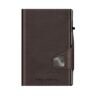 Portefeuille Click &amp; Slide Classic Nappa Marron/Argenté 2