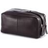 Trousse de toilette en cuir, marron 1