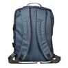 Laptop Rucksack 17&quot; aus Canvas in Blau 5