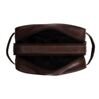 Stacey - Trousse de toilette en cuir, marron 3