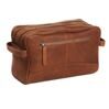 Stefan - Trousse de toilette en cuir, cognac 4