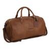 William - Sac de voyage en cuir, Cognac 1