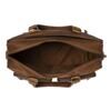 Misha - Sacoche pour ordinateur portable 17&quot; en cuir, Cognac 2