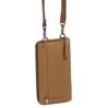 Malaga - Étui/portefeuille pour téléphone portable en cuir, cognac 5