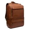 Rich - Sac à dos en cuir pour ordinateur portable, Cognac 1