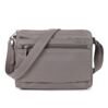 Eye Shoulder Bag RFID en brun sépia 1