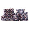 Lucy Travel Packing Cube Set Peach Leaves (en anglais) 1