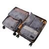 Lucy Travel Packing Cube Set Silver Leopard 13