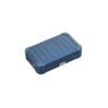 Vanity Case en Aluminium 7,5&quot; en Bleu 1