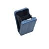 Vanity Case vertical en aluminium 7,5&quot; en bleu 2