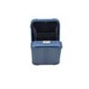 Vanity Case vertical en aluminium 7,5&quot; en bleu 3