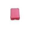 Vanity Case vertical en aluminium 7,5&quot; in Rot 4